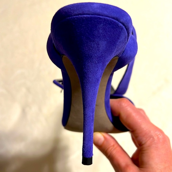 Alexander Wang. Elegant Suede Blue Women's Heels. Size 39.5/8.5 Made in Italy - Picture 4 of 7